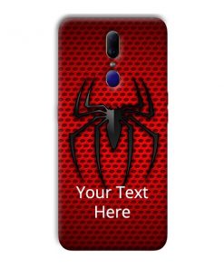 Spider Logo Design Custom Back Case for Oppo A9