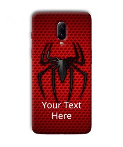 Spider Logo Design Custom Back Case for OnePlus 6T