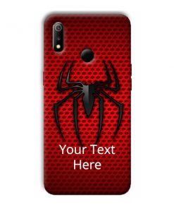 Spider Logo Design Custom Back Case for Realme 3 Pro