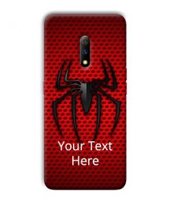 Spider Logo Design Custom Back Case for Realme X