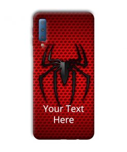 Spider Logo Design Custom Back Case for Samsung Galaxy A7 2018