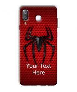 Spider Logo Design Custom Back Case for Samsung Galaxy A8 Star