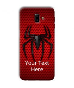 Spider Logo Design Custom Back Case for Samsung Galaxy J6 Plus