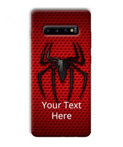 Spider Logo Design Custom Back Case for Samsung Galaxy S10