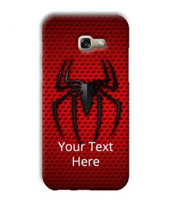 Spider Logo Design Custom Back Case for Samsung Galaxy A3 2017