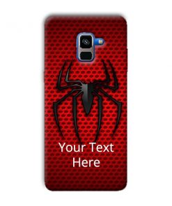 Spider Logo Design Custom Back Case for Samsung Galaxy A8 Plus