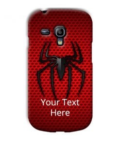 Spider Logo Design Custom Back Case for Samsung Galaxy S Duos S7562