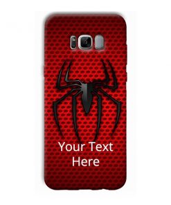 Spider Logo Design Custom Back Case for Samsung Galaxy S8 Plus
