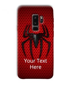 Spider Logo Design Custom Back Case for Samsung Galaxy S9 Plus