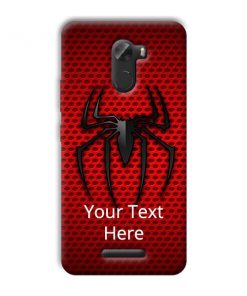 Spider Logo Design Custom Back Case for Gionee A1 Lite