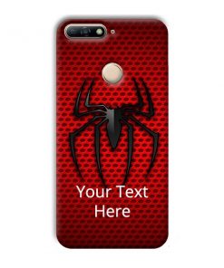 Spider Logo Design Custom Back Case for Huawei Honor 7A
