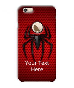 Spider Logo Design Custom Back Case for Apple iPhone 8 Plus with Logo Cut