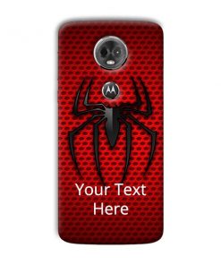 Spider Logo Design Custom Back Case for Motorola Moto E5 Plus