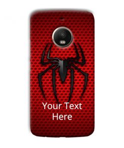 Spider Logo Design Custom Back Case for Motorola Moto E4 Plus