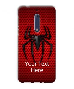 Spider Logo Design Custom Back Case for Nokia 5
