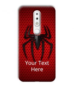 Spider Logo Design Custom Back Case for Nokia 6.1 Plus