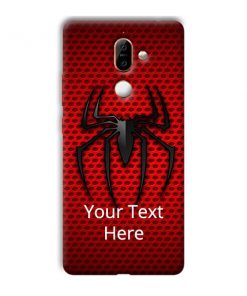 Spider Logo Design Custom Back Case for Nokia 7 Plus