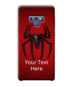 Spider Logo Design Custom Back Case for Samsung Galaxy Note 9
