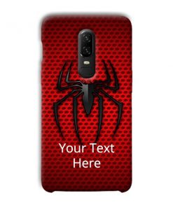Spider Logo Design Custom Back Case for OnePlus 6