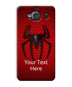 Spider Logo Design Custom Back Case for Xiaomi Redmi 2 Prime