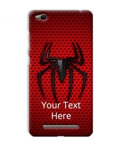 Spider Logo Design Custom Back Case for Xiaomi Redmi 3S