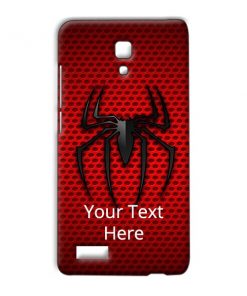 Spider Logo Design Custom Back Case for Xiaomi Redmi Note Prime