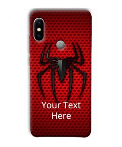 Spider Logo Design Custom Back Case for Xiaomi Redmi 6 Pro