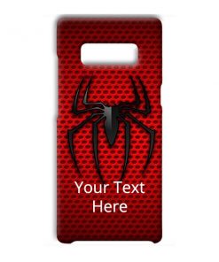 Spider Logo Design Custom Back Case for Samsung Galaxy Note 8