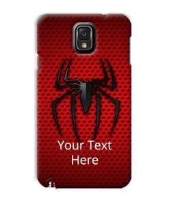 Spider Logo Design Custom Back Case for Samsung Galaxy Note 3 Neo