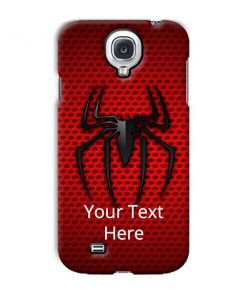 Spider Logo Design Custom Back Case for Samsung Galaxy S4