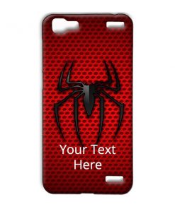 Spider Logo Design Custom Back Case for Vivo V1 Max