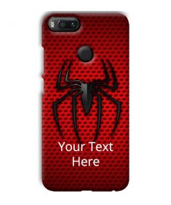 Spider Logo Design Custom Back Case for Xiaomi Mi A1