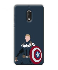 Superhero Design Custom Back Case for Nokia 6