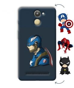 Superhero Design Custom Back Case for 10.or D Tenor D