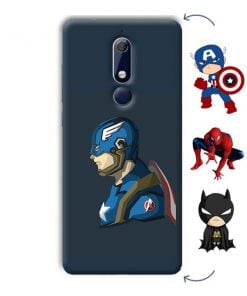 Superhero Design Custom Back Case for Nokia 5.1
