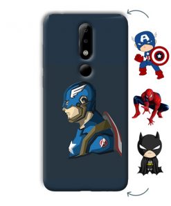 Superhero Design Custom Back Case for Nokia 5.1 Plus