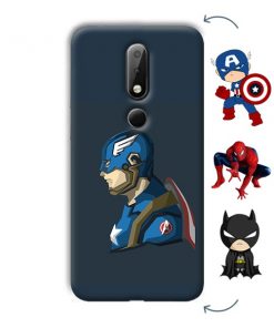 Superhero Design Custom Back Case for Nokia 7.1