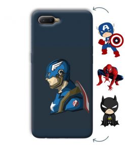 Superhero Design Custom Back Case for Oppo K1