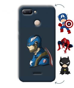 Superhero Design Custom Back Case for Xiaomi Redmi 6