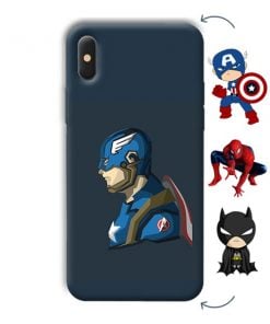 Superhero Design Custom Back Case for Apple iphone X