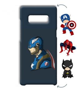 Superhero Design Custom Back Case for Samsung Galaxy Note 8