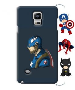 Superhero Design Custom Back Case for Samsung Galaxy Note 4