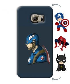 Superhero Design Custom Back Case for Samsung Galaxy S6 Edge