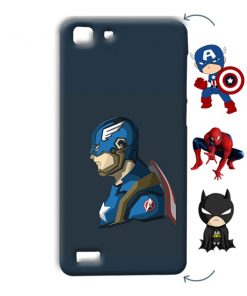 Superhero Design Custom Back Case for Vivo X3S