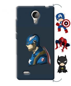Superhero Design Custom Back Case for Vivo Y21L