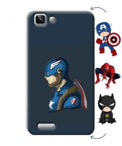 Superhero Design Custom Back Case for Vivo Y27L
