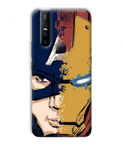Superhero Design Custom Back Case for Vivo V15