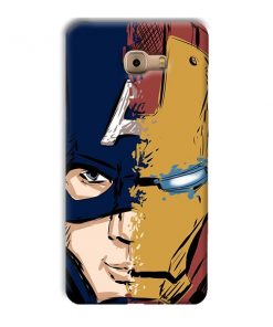 Superhero Design Custom Back Case for Samsung Galaxy C7 Pro