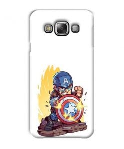 Superhero Design Custom Back Case for Samsung Galaxy E7