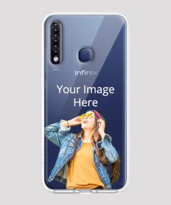 Transparent Customized Soft Back Cover for Infinix Smart 3 Plus